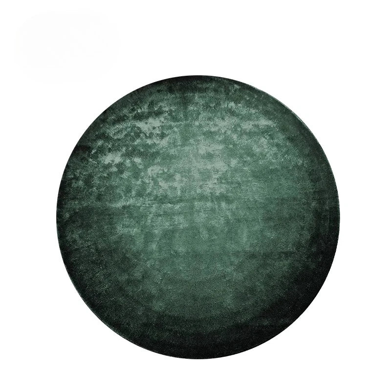 Navak Carpet Modern Minimalist Carpets for Living Room Light Luxury Bedroom Decor Green Carpet Round Lounge Mat Home Fluffy Soft Plush Rug