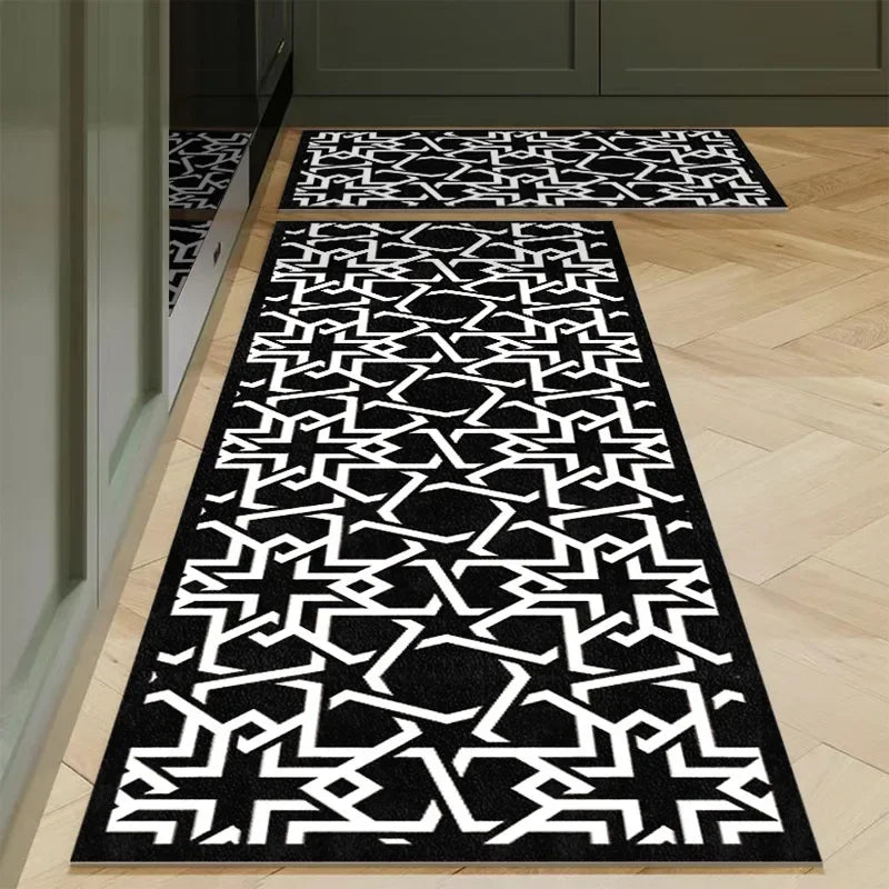 Navak Carpet Polyster Kitchen Carpet Mats for Floor Bedroom Living Room Area Rug Soft Washable Carpet Anti Slip Bathroom Entrance Doormat