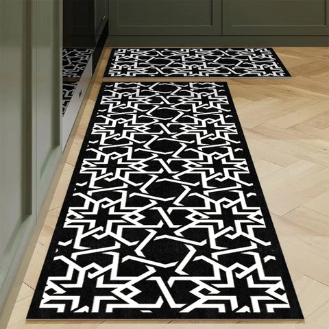 Navak Carpet Polyster Kitchen Carpet Mats for Floor Bedroom Living Room Area Rug Soft Washable Carpet Anti Slip Bathroom Entrance Doormat