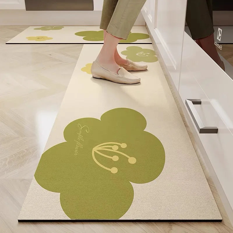 Navak Carpet Exclusive Picks Modern Simple Long Water-Absorbent Oil-Absorbent Diatomite Floor Mats Restaurant Special Non-Slip Foot Mats
