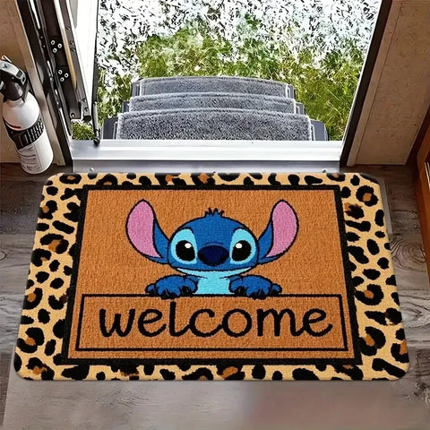 Navak Carpet Daily Picks Cute Stitch Print Entrance Doormat Non-Slip Indoor Outdoor Carpet for Living Room Home Decor Soft Mat Decoration Rug