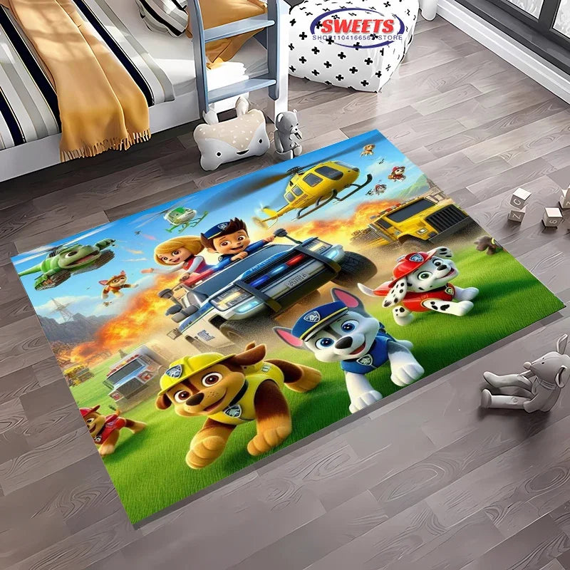 Navak Carpet 3D New Arrive Cute Dog Cartoon Carpet,Rug for Living Room Children's Bedroom Sofa Kitchen Doormat Decor,Kid's Non-slip Floor Mat