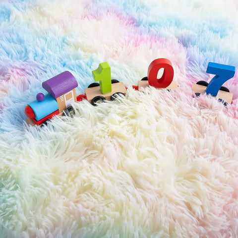 Navak Carpet Soft Fluffy Carpet For Modern Home Decor Living Room Sofa Area Rugs Children's Room Bedroom Cushion Tie Dyed Dormitory Carpets