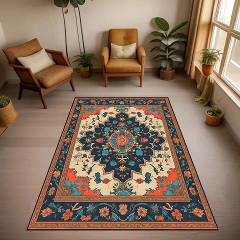Navak Carpet Bohemian-Style Large Rug for Persian Living Room Lounge and Washable Bedroom Cloakroom Decor