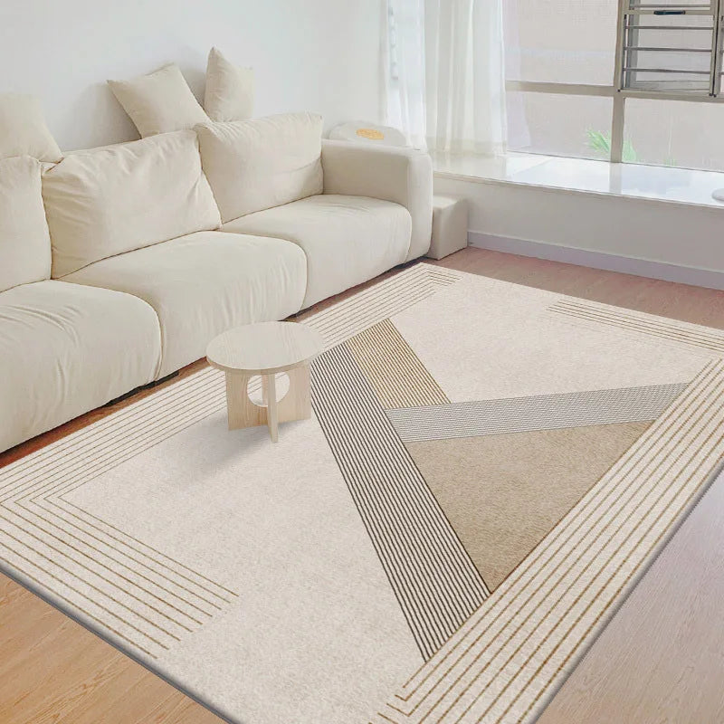 Navak Carpet Exclusive Picks Nordic simple geometric crystal velvet large carpet living room mat family sofa balcony corridor non-slip decorative Rugs