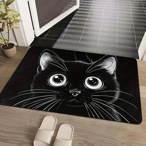 Navak Carpet 1PC Milu Deer Pattern Kitchen Rugs Non-Slip Home Door Mats Pop design Bathroom Rugs Bath Mat Carpet for Home Sink Laundry Decor