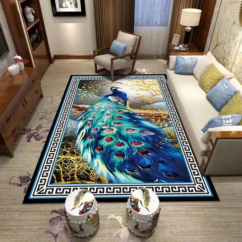 Navak Carpet Large Size New Chinese Rug, Floral Bird and Creative Pattern Living Room Mat, Home Decor Carpet, Diverse Scene Floor Cover