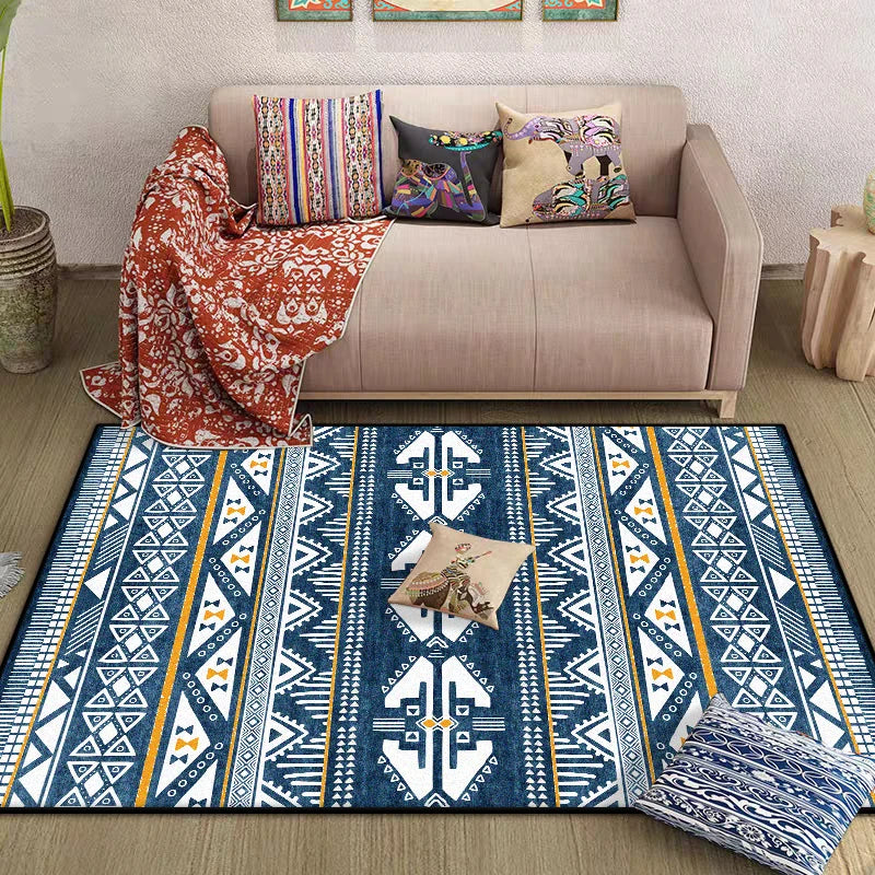 Navak Carpet Morocco Style Bedroom Decor Bedside Carpet Washable Carpets for Living Room Nordic Ethnic Lounge Rug Soft Non-slip Floor Mat