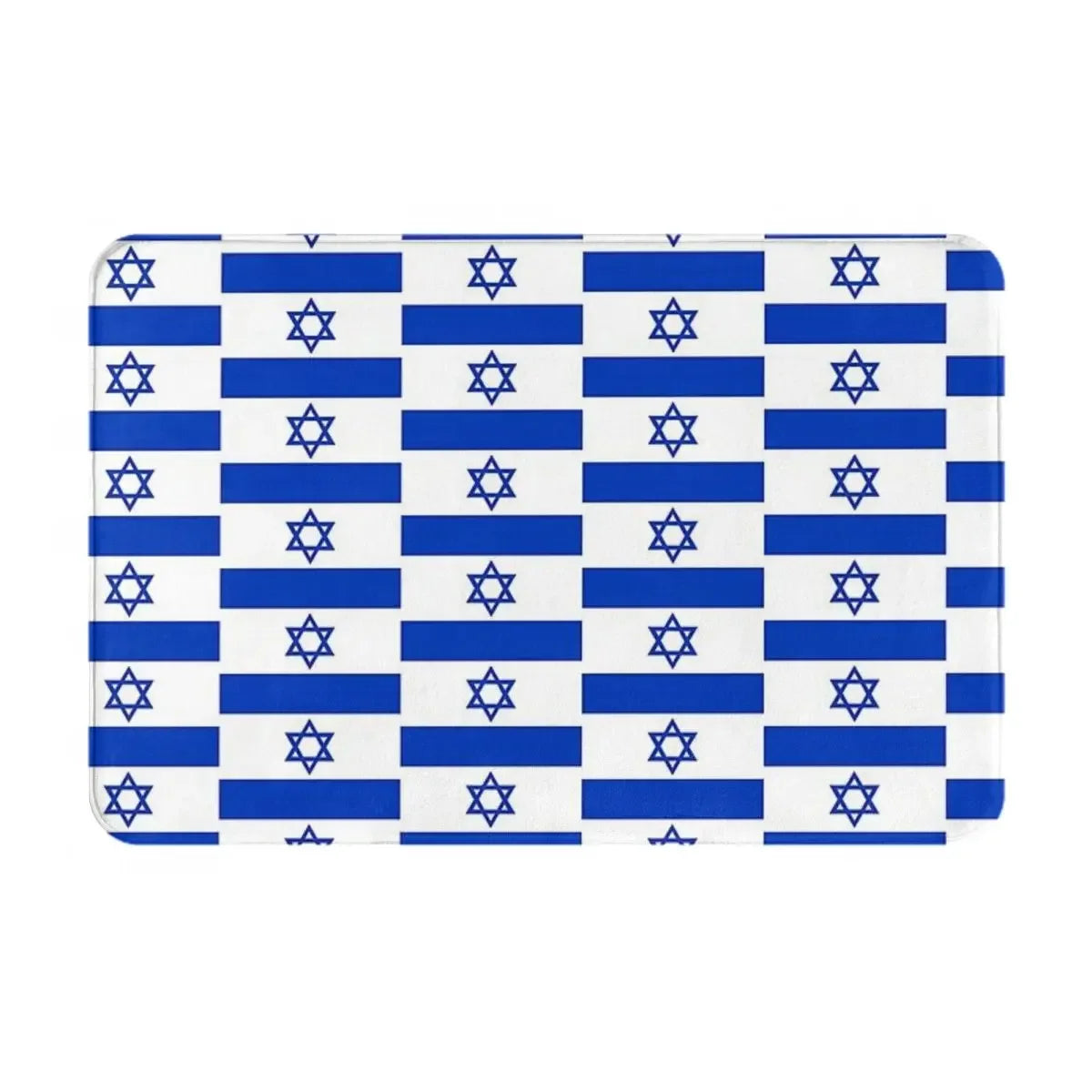 Navak Carpet Israel Flag Anti-slip Doormat Floor Mat Sand Scraping Carpet Rug for Kitchen Entrance Home Bathroom Living room Footpad Mats