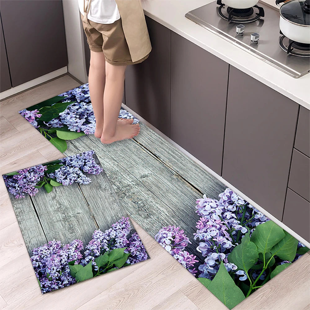 Navak Carpet Kitchen Mat Carpet for Floor Home Entrance Doormat Bedroom Living Room Decor Bedside Rug Hallway Balcony Bathroom Anti-Slip Mat