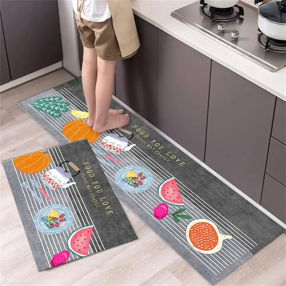 Navak Carpet Kitchen Carpet Mats for Floor Bedroom Living Room Long Bedside Area Rug Soft Washable Carpet Anti Slip Bathroom Entrance Doormat