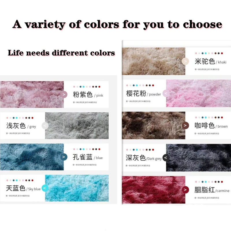Navak Carpet Soft Fluffy Carpet Nordic Modern Living Room Sofas Floor Mat 160x230 Bedroom Bedside Plush Large Rug kid's Room Home Decoration