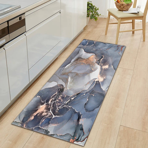 Navak Carpet Kitchen Bath Foot Mat Home Living Room Balcony Bedroom Bedside Floor Decor Long Carpet House Hallway Entrance Door Anti-Slip Rug