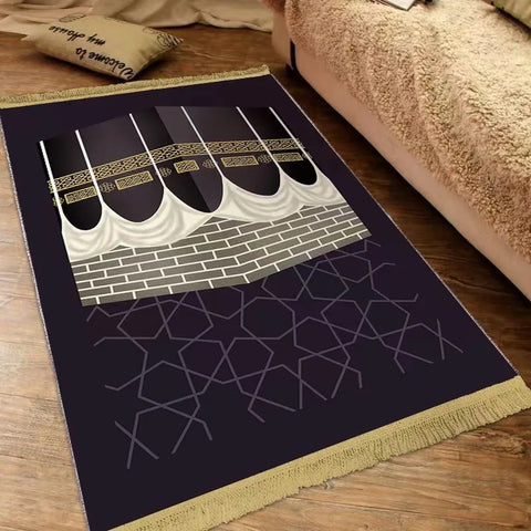 Navak Carpet Islam Thick Prayer Rug Man Prayer Mat for Muslim Ramadan Thickened Soft Man Prayer Mat Portable Prayer Rugs kids Prayer Rug