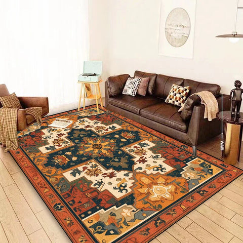 Navak Carpet Persian Carpet Living Room Coffee Tables Easy Cleaning Large Rugs 200x300 Retro Decoration Sofa Rug Bedroom Non-slip Floor Mats