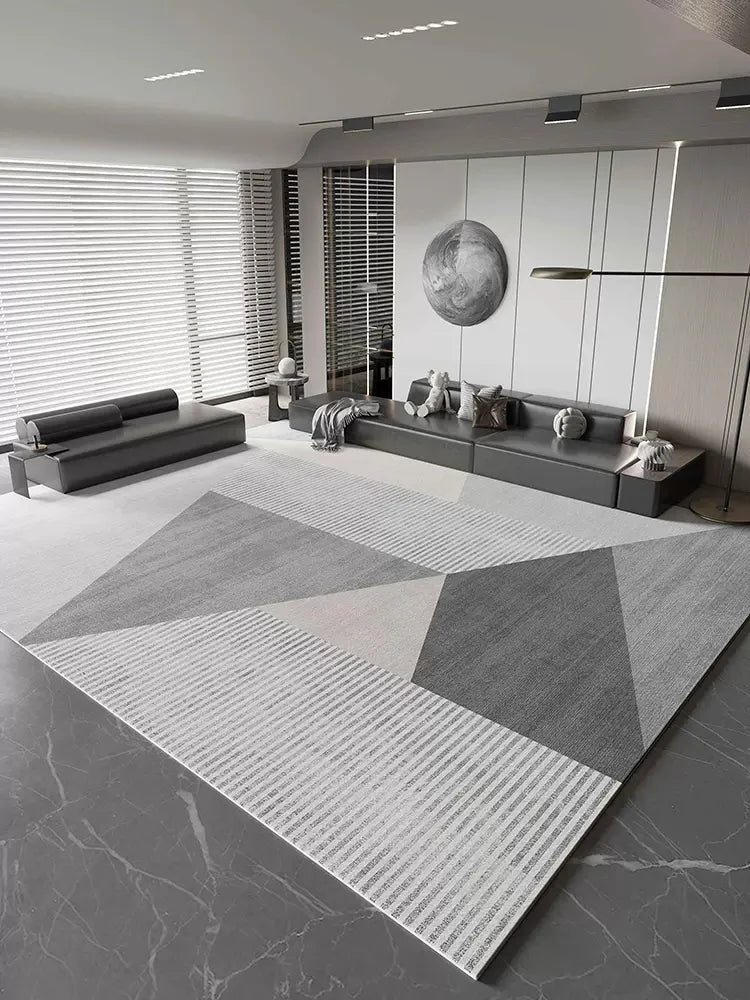 Navak Carpet Light Luxury Study Rug Large Area Nordic Style Carpets for Living Room Minimalist Bedroom Decor Bedside Carpet Home Washable Mat