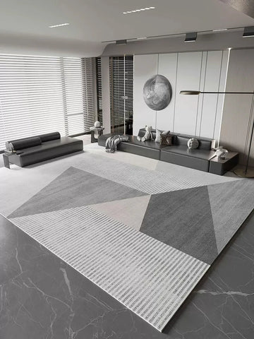 Navak Carpet Light Luxury Study Rug Large Area Nordic Style Carpets for Living Room Minimalist Bedroom Decor Bedside Carpet Home Washable Mat