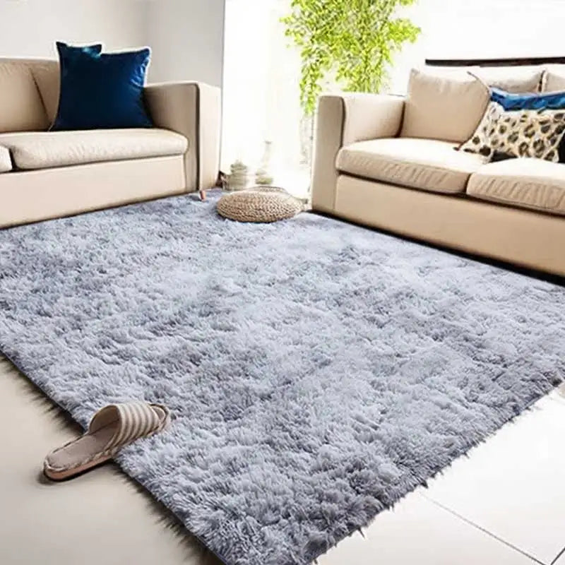 Navak Carpet Gray Carpet for Living Room Plush Rug Bed Room Floor Fluffy Mats Anti-slip Home Decor Rugs Soft Velvet Carpets Kids Room Blanket