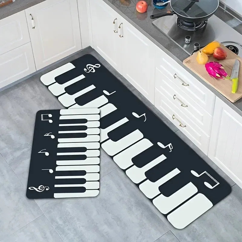 Navak Carpet 1PC Lemon Pattern Kitchen Rugs Non-Slip Door Mats Pop arts design Living room Rugs Bath Mat Carpet for Home Sink Laundry Decor