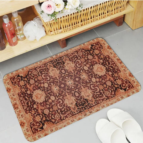 Navak Carpet Boho Persian Rug Pattern Kitchen Mat Non-Slip Laundry Room Mat Laundry Decor Balcony Child Living Room Modern Home Decor
