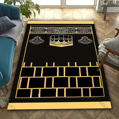 Navak Carpet Muslim Prayer Non-slip Carpet Room Mat Living Room Bedroom Sofa Large Area Mat Daily Prayer Soft Carpet Ramadan Gift for Friend