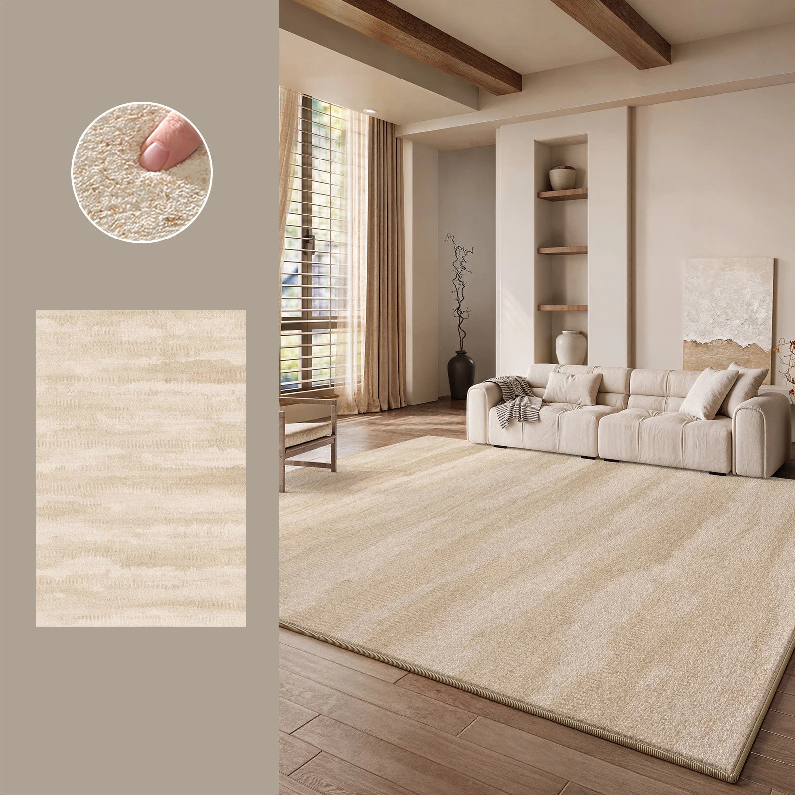 Navak Carpet Large Area Carpet for Living Room Cashmere Imitation Soft Plush Rugs For Bedroom Cloakroom Floor Mats 카페트 거실 대형 Alfombra Salón