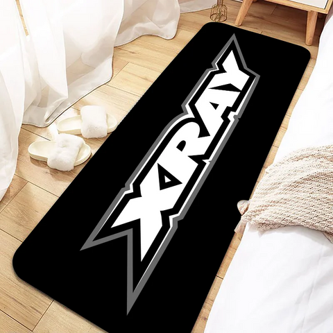 Navak Carpet XRAY Racing Car Logo Door Mat Non-Slip Washable Floor Rug for Kitchen Living Room Entrance Hallway Bathroom Doormat Home Decor