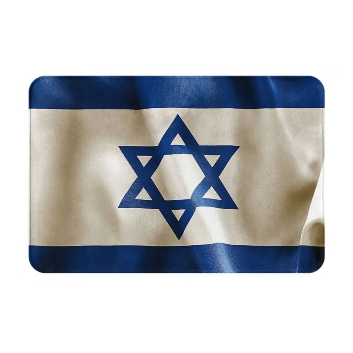 Navak Carpet Israel Flag Anti-slip Doormat Floor Mat Sand Scraping Carpet Rug for Kitchen Entrance Home Bathroom Living room Footpad Mats