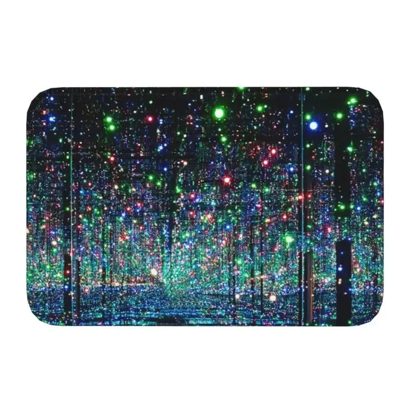 Navak Carpet Custom Yayoi Kusama Abstract Painting Doormat Non-Slip Entrance Bathroom Kitchen Door Floor Mat Garage Rug Carpet Footpad