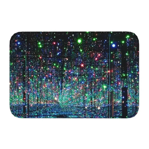 Navak Carpet Custom Yayoi Kusama Abstract Painting Doormat Non-Slip Entrance Bathroom Kitchen Door Floor Mat Garage Rug Carpet Footpad