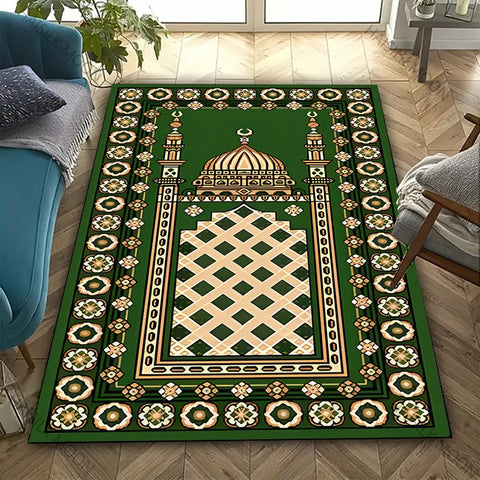 Navak Carpet Muslim Prayer Non-slip Carpet Room Mat Living Room Bedroom Sofa Large Area Mat Daily Prayer Soft Carpet Ramadan Gift for Friend