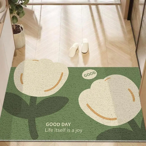 Navak Carpet Cute Flower Door Mat Outdoor Indoor Welcome Mats Front Doormat Non Slip Entrance Rugs for Front Door