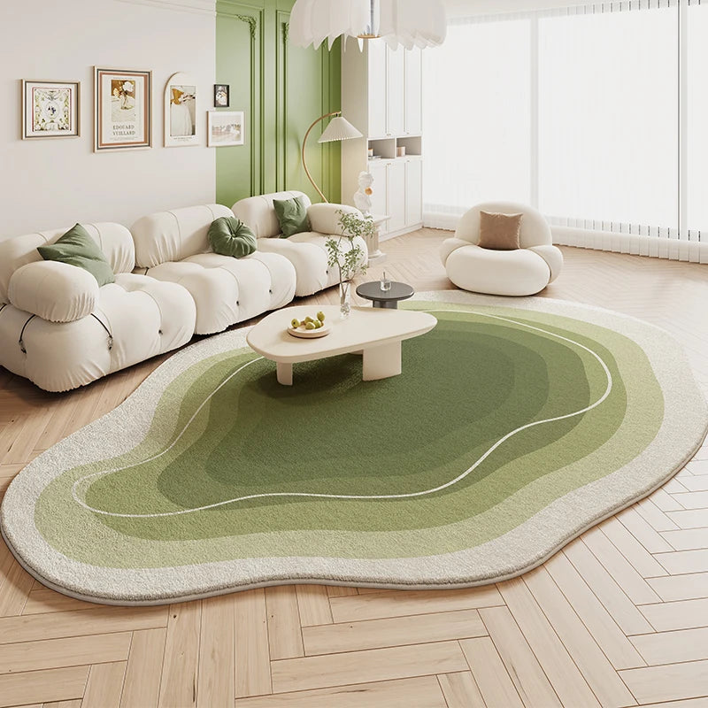 Navak Carpet Thicken Study Carpet Modern Simple Carpets for Living Room Irregular Bedroom Decor Plush Rug Home Special-shaped Anti-slip Mat