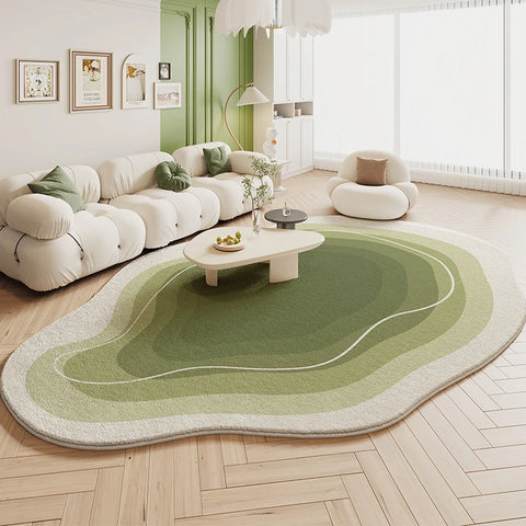 Navak Carpet Thicken Study Carpet Modern Simple Carpets for Living Room Irregular Bedroom Decor Plush Rug Home Special-shaped Anti-slip Mat