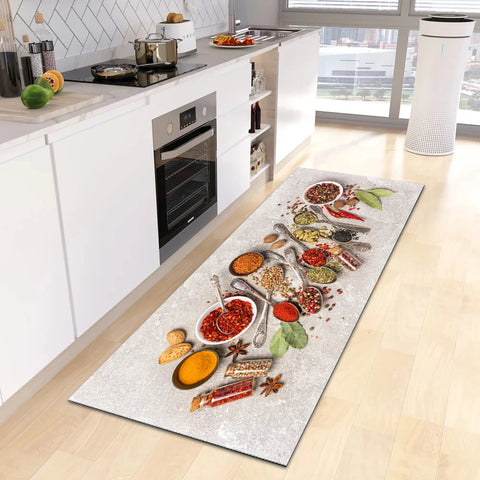 Navak Carpet Modern Kitchen Mat Home Entrance Doormat Hallway Bedroom Living Room Decoration Floor Carpet Balcony Bathroom Anti-Slip Long Rug