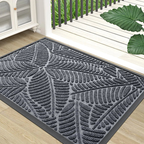 Navak Carpet Olanly Door Mats Indoor Outdoor Dirt Trapper Non-Slips Entrance Mat Washable Mats For Entryway Front Door Garden Door Mats Rugs