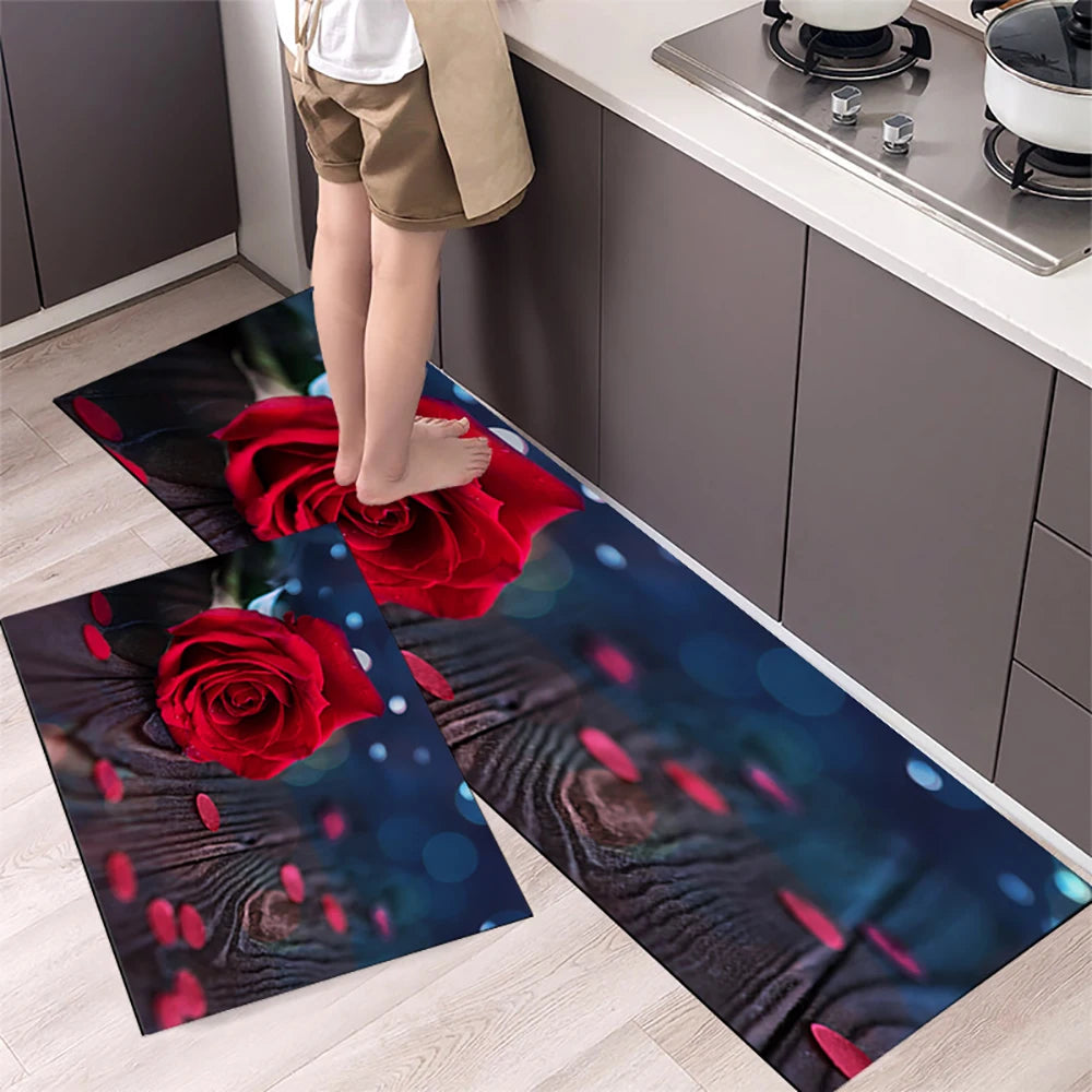 Navak Carpet Kitchen Mat Carpet for Floor Home Entrance Doormat Bedroom Living Room Decor Bedside Rug Hallway Balcony Bathroom Anti-Slip Mat