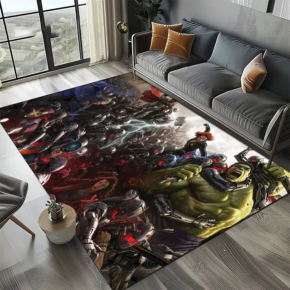 Navak Carpet Daily Picks 27 Style Cartoon Marvel SpiderMan Avengers Rug Carpet for Living Room Bedroom Home Decor Perfect Floor Mat for Any Space