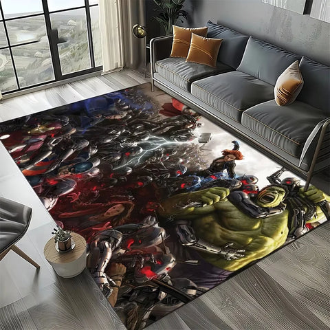 Navak Carpet Daily Picks 27 Style Cartoon Marvel SpiderMan Avengers Rug Carpet for Living Room Bedroom Home Decor Perfect Floor Mat for Any Space