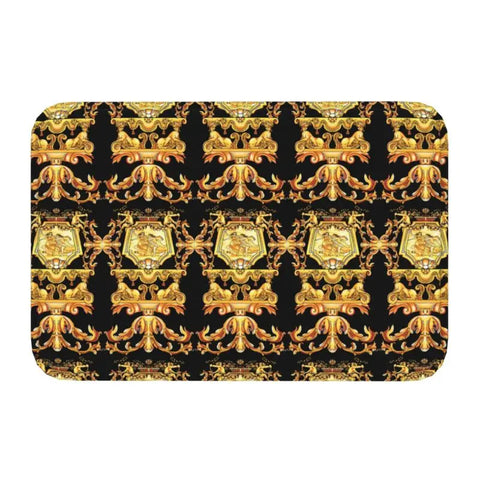 Navak Carpet Luxury Golden Lion European Floral Front Floor Door Entrance Mats Outdoor Bathroom Kitchen Doormat Living Room Carpet Rug