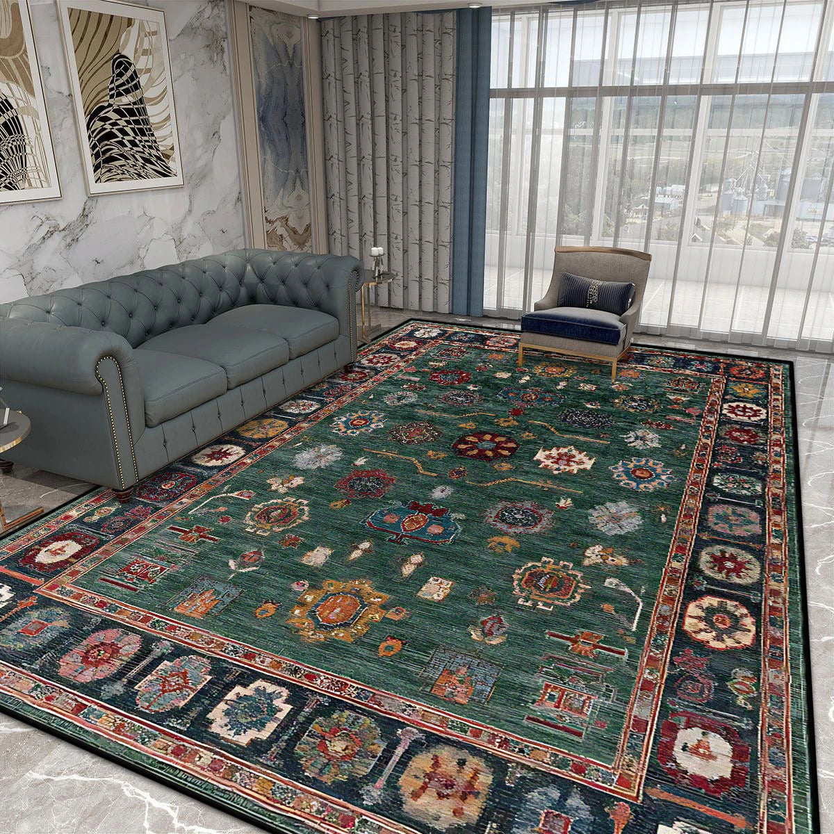 Navak Carpet Nordic Style Luxury Living Room Carpet Persian Home Decoration Bedroom Bedside Soft Floor Mat Lounge Coffee Tables Non-slip Rugs