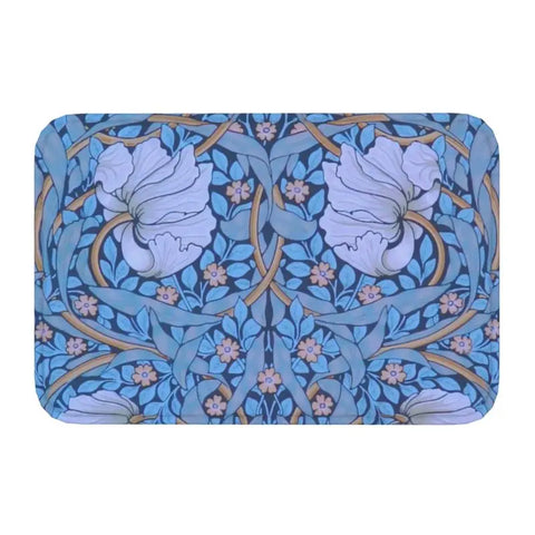 Navak Carpet Custom William Morris Compton Floral Art Nouveau Pattern Doormat Bath Door Floor Mat Textile Pattern Toilet Rug Carpet Footpad