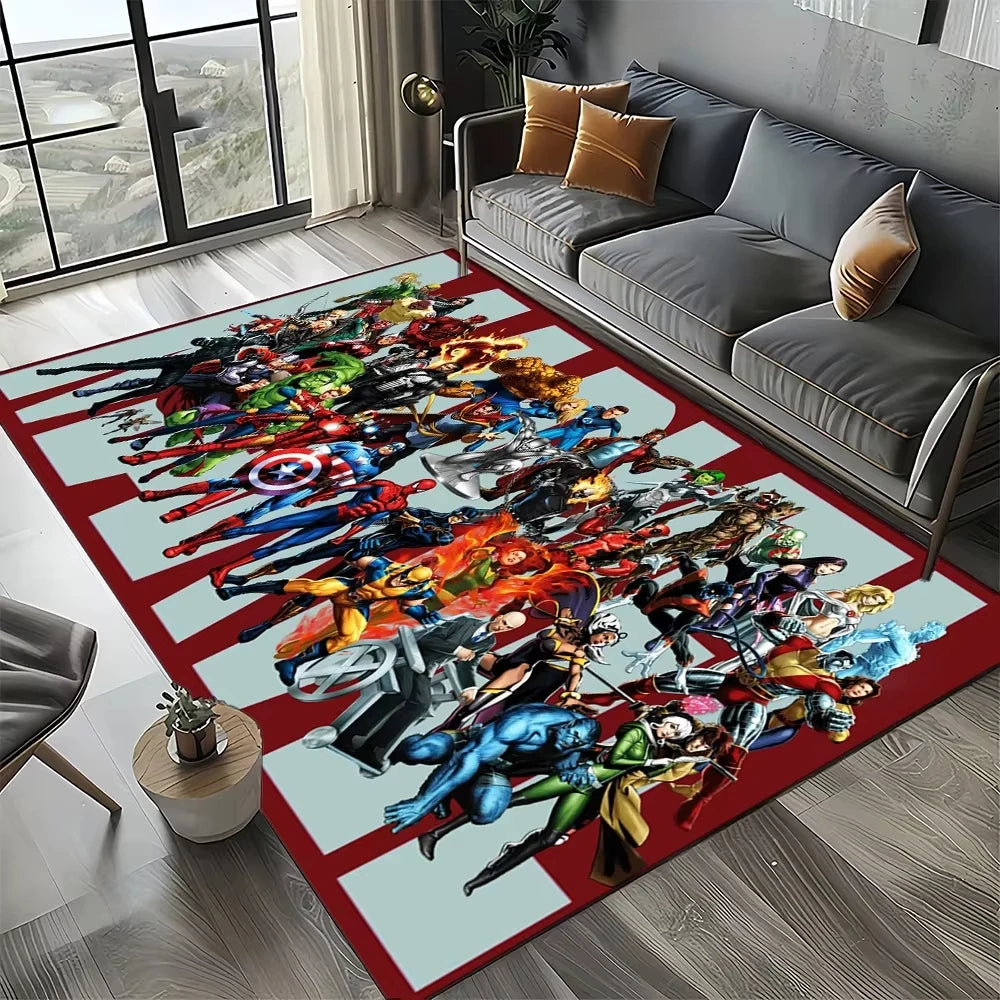 Navak Carpet Daily Picks 27 Style Cartoon Marvel SpiderMan Avengers Rug Carpet for Living Room Bedroom Home Decor Perfect Floor Mat for Any Space