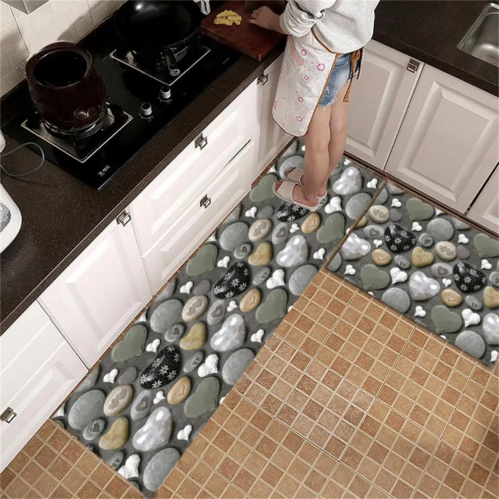 Navak Carpet Kitchen Rug Durable Home Entrance Doormat High-end Kitchen Mats for Floor Waterproof House Hold Washable Non-slip Large Carpet