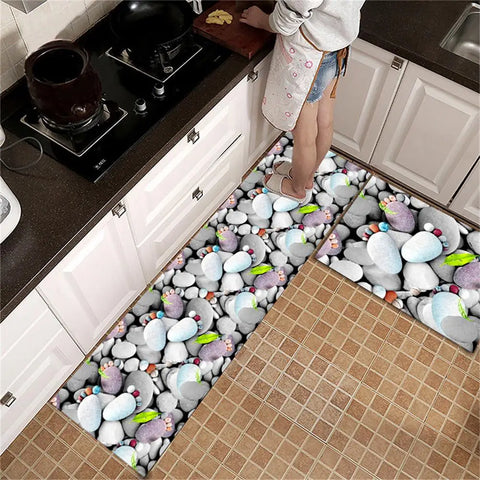 Navak Carpet Kitchen Rug Durable Home Entrance Doormat High-end Kitchen Mats for Floor Waterproof House Hold Washable Non-slip Large Carpet