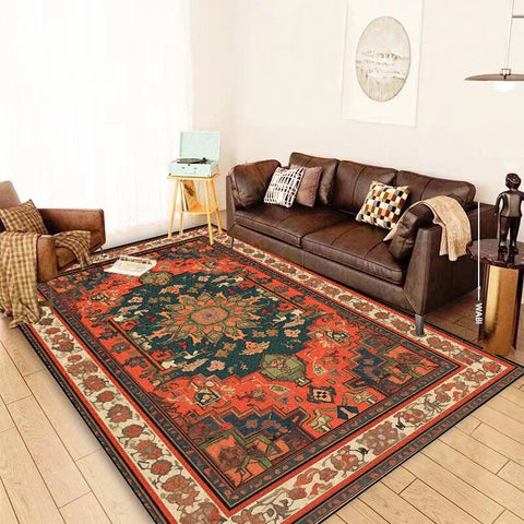 Navak Carpet Persian Carpet Living Room Coffee Tables Easy Cleaning Large Rugs 200x300 Retro Decoration Sofa Rug Bedroom Non-slip Floor Mats
