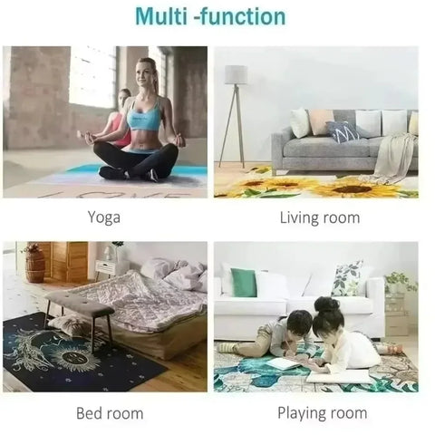 Navak Carpet Retro Nordic Boho Pattern Carpet Living Room Decor Sofa Rug Bedroom Bedside Soft Rug Kitchen Dining Table Floor Mat Doormat