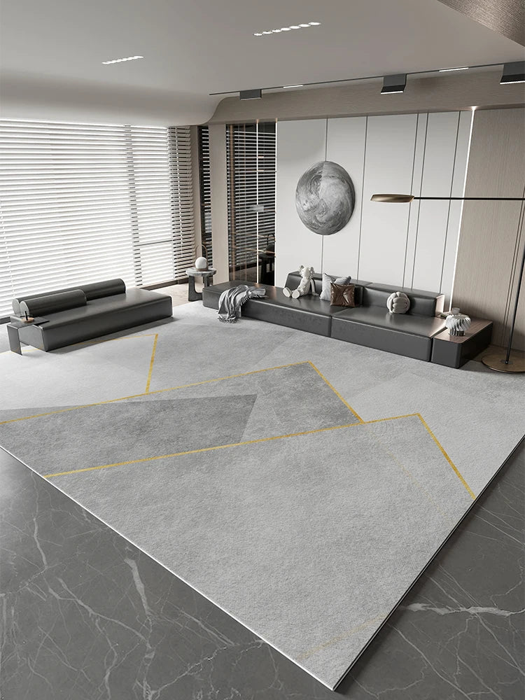Navak Carpet Light Luxury Study Rug Large Area Nordic Style Carpets for Living Room Minimalist Bedroom Decor Bedside Carpet Home Washable Mat