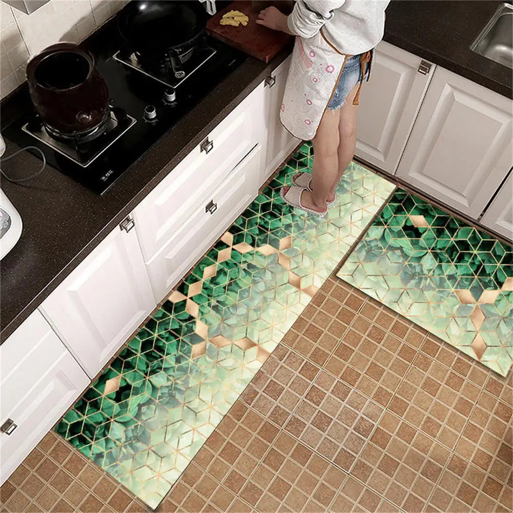 Navak Carpet Kitchen Rug Durable Home Entrance Doormat High-end Kitchen Mats for Floor Waterproof House Hold Washable Non-slip Large Carpet