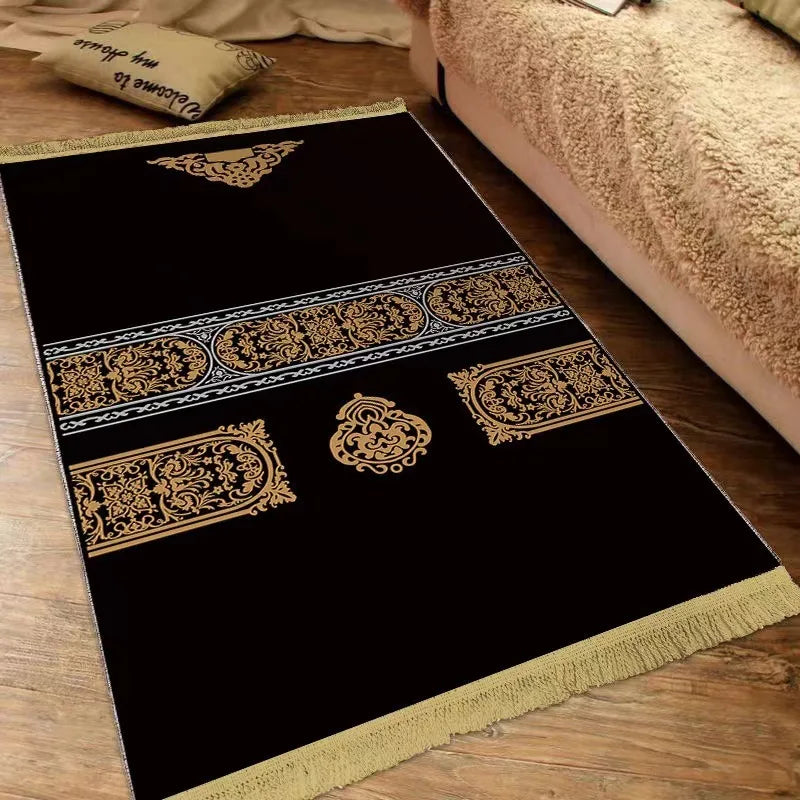 Navak Carpet Islam Thick Prayer Rug Man Prayer Mat for Muslim Ramadan Thickened Soft Man Prayer Mat Portable Prayer Rugs kids Prayer Rug